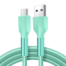 Silicone Fast Charging Cable USB-A to USB-C 3.3FT 22AWG
