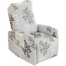 Recliner Chair Covers 4 Pieces Printed Reclining Slipcovers with Pocket Stretch Recliner Couch Slipcovers