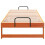 VidaXL vidaXL Bed Frame Brown 90 x 210 cm Solid Pine Wood 5