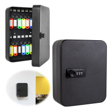 Key Storage Lock Box 20 Key Hooks Combination Key Cabinet Security Lock Box with Key Code,Multiple Options Available