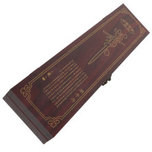 1Pack Traditional Chinese Design Wooden Calligraphy Brush Storage Box for Artists 13.8*3.3*1.2in