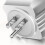 Outlet Tester Automatic Digital s Fault Checker Electric Socket Tester white 2