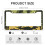 Dinosaur Trailer License Plate Frames Aluminum 2 Pack 3