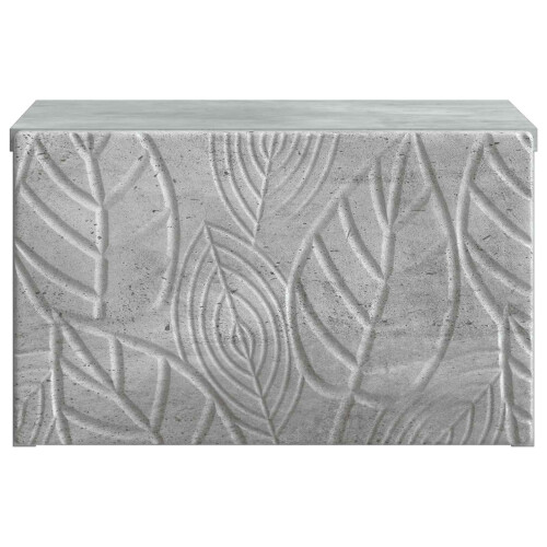 VidaXL vidaXL Wall-Mounted Bedside Cabinet 2 pcs Concrete Grey 1