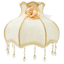 European Style Scallop Dome Lampshade for E27 Desk Lamp