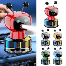 (C) Smart Car Air Freshener AI Rechargeable Car Aroma Diffuser