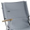 Campingstuhl - DOMETIC - Kompakter Campingstuhl Silt - Aluminium - Polyester 600D - Grau 4