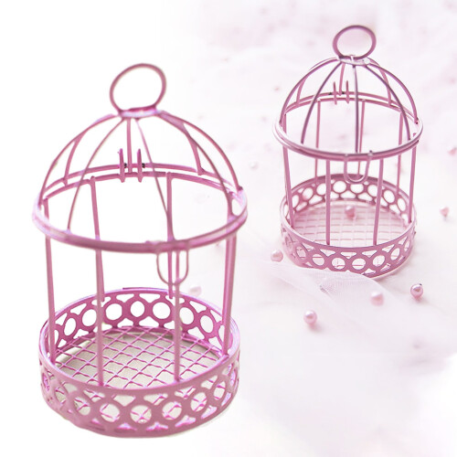 Decorative Mini Bird Cage for Desktop Wedding Decor 1