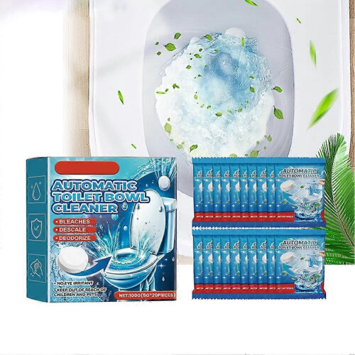 (1pcs, Red) 2/1PACK Toilet Cleaning Tablets Toilet - Efficient Scale Removal, Deodorization