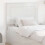 VidaXL vidaXL Headboard Gloss White 100 cm Engineered Wood 1