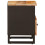 VidaXL vidaXL Bed cabinet 2 pcs Brown 40 x 33 x 46 cm Solid Mango Wood 2