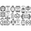 Rub-on Transfer Decals Musical Instruments Flowers 8