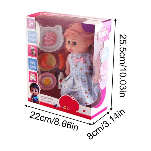 Talking Doll with Pigtails for Early Language Development 2