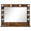 VidaXL vidaXL Vanity Mirror Rectangular Smoked Oak 60 x 45 x 18 cm 4