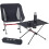 Oxford Ultralight Rectangular Folding Table Picnic Camping Table Kitchen Table Portable Hiking Camping Outdoor (Black) 3