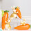 Ceramic Rabbit with Carrot Statue Easter Ornament 6