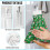 Santa Claus Hand Towels with Hanging Loops 2-Pack 6