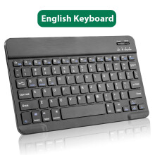 Mini Bluetooth Wireless Keyboard & Mouse – Spanish/Russian/Arabic Layout, Compatible with iPad, Android, iOS, Windows