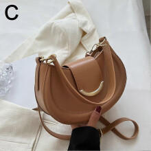 (Khaki) Armpit Shoulder Side Bags for Women Designer Trend Leather Crossbody Handbags