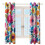 Floral Watercolor Blackout Curtains Grommet Thermal 2 Panel 4