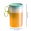 Plastic Pitcher with Lid 0.39 Gallon 1.5 L Green 3