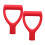 2pcs Shovel D Grip Handle Shovel D Grip Handle Replacement Handle For Digging Raking Tool Plastic Spade Handle Shovel Handle 6