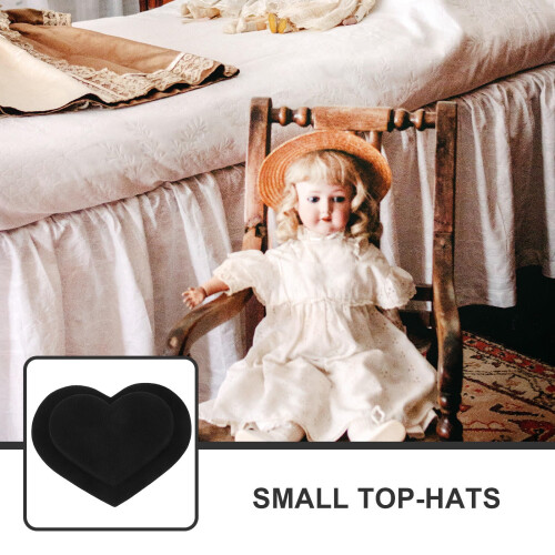 Novelty Heart Hat Fabric for Dolls Birthday 1Set 1