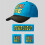 WWE John Cena Blue Baseball Hat Sweatbands Set 1