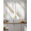 Sheer Curtains Abstract Vintage Gold White Marble Texture 4