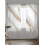 Sheer Curtains Abstract Vintage Gold White Marble Texture 5