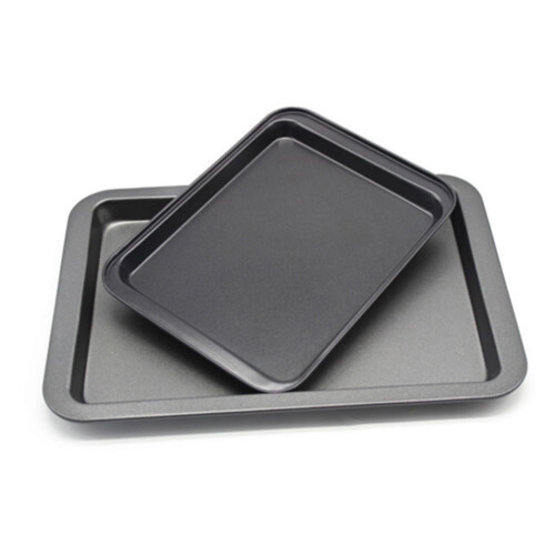 Rectangular Stainless Steel Non-stick Bread Cake Oven Baking Tray Kitchen Gadget 2