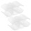 2Pcs Broom Dustpan Attachment Clip Plastic Holder for Dustpan and Broom 1