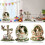 Easter Decorations: 2D Acrylic Easter Eggs & Rabbit Ornaments for Tabletop, Wall – Compatible with Easter Party Supplies 5