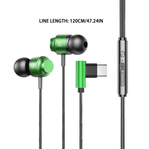 Wired Earbuds 3.5mm and USB-C Dual Connectors 2