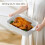 4.4 QT Ceramic Baking Dish with Rack, 9x13" Lasagna Pan, Oven & Microwave Safe, Deep Rectangular Casserole Dish with Handles, White 6
