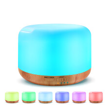 luftfugter, aromaterapi natlampe, RGB + fjernbetjening