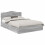 VidaXL vidaXL Storage Bed Grey Sonoma 140 x 200 cm Engineered Wood 4