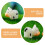 Mini Cow Figurines Resin Multi-Colored 10Pcs 3