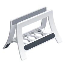 Notebook Tablets Vertical Stand With Wide Compatibility-White
