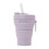 (Purple) 350ML Folding Portable Silicone Cup 1
