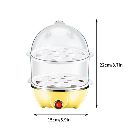Double Tier Egg Cooker with 14-Egg Capacity 2