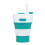 (White Green) 350ML Folding Portable Silicone Cup 1