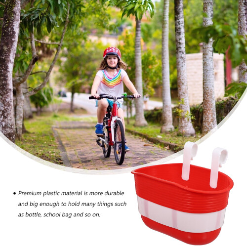 2pcs Front Basket For Bike Plastic Round For Daily Use 1
