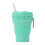(Green) 350ML Folding Portable Silicone Cup 1