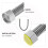 LEORX Flexible Corrugated Pipe Stainless Steel 2 Pack 4