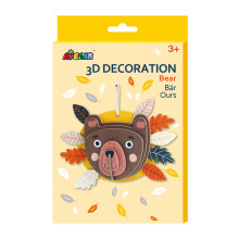 Gør-det-selv 3D-bamse-dekoration