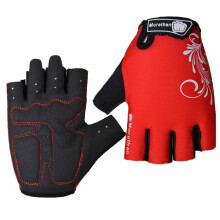 ACDANC 1Pairs Fingerless Gloves,Versatile Use Fingerless Gloves Men,Cold Weather Gear Workout Gloves,L,Red