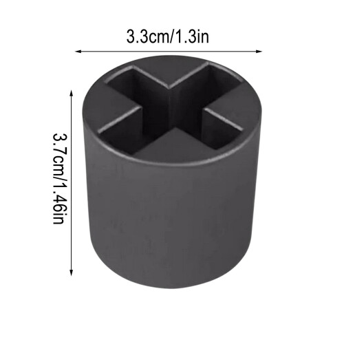 Universal Jack Socket Adapter for Hand Drill, Compatible with Scissor Car Jack, Rust-Resistant Steel 2