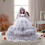 Wedding Bride Doll with Elegant Gown 1pc 4