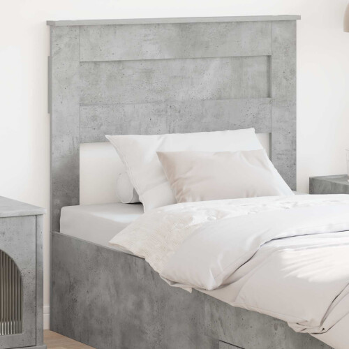 VidaXL vidaXL Headboard Concrete Grey Engineered wood